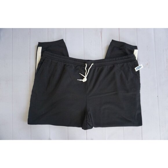 Old Navy Pants - Old Navy Plus-Size French-Terry Cozy Fleece Black/White - Size 4X Plus, NWT